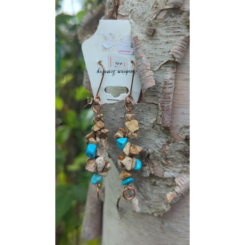 Chipped Bead Earrings